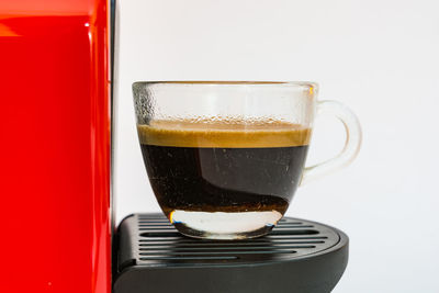 Close-up of coffee in cup