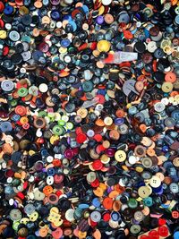 Full frame shot of colorful objects