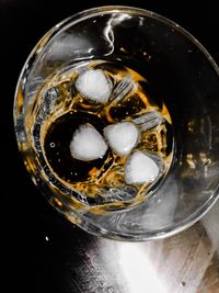 Close-up of drink in glass