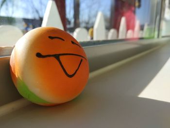 Close-up of tomatoes on table