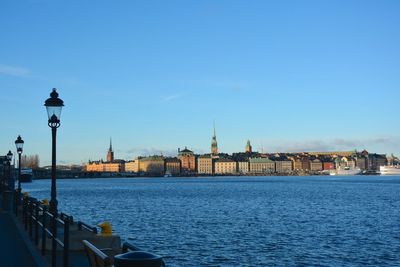 Buildings at waterfront