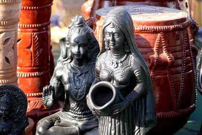 Close-up of buddha statue