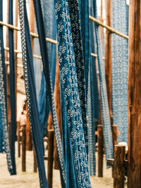Close-up of ropes