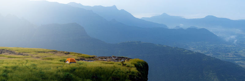 Scenic view of mountains