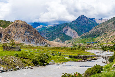 Scenic view of landscape against sky