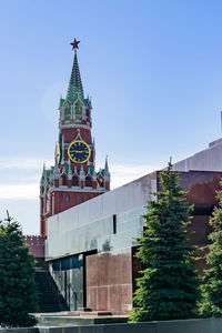 View of temple building against sky