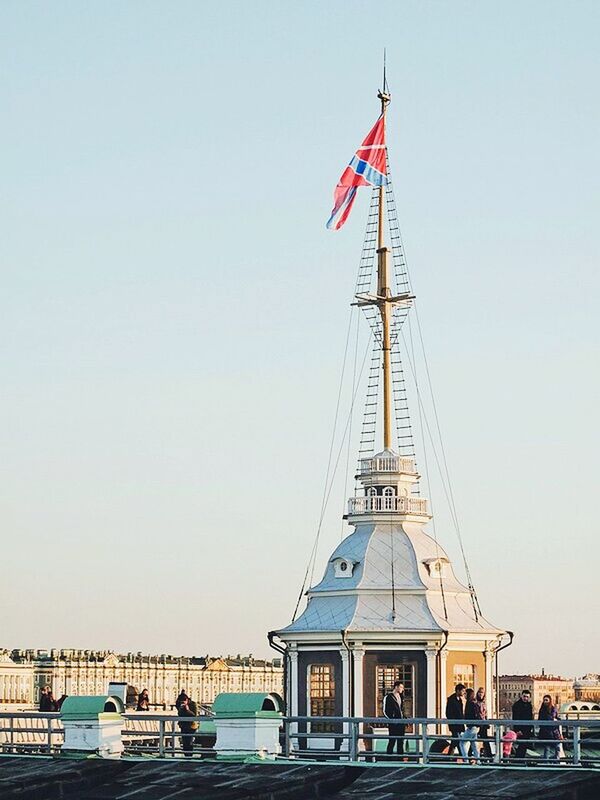 clear sky, place of worship, sky, person, development, tall - high, tall, vacations