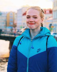 smiling