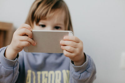 Young woman using mobile phone