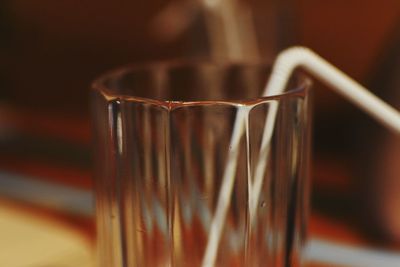 Close-up of wine in glass