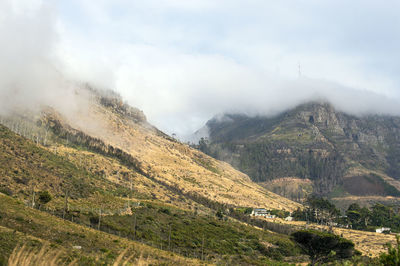 High angle view of landscape