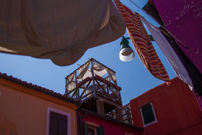 Low angle view of building against sky