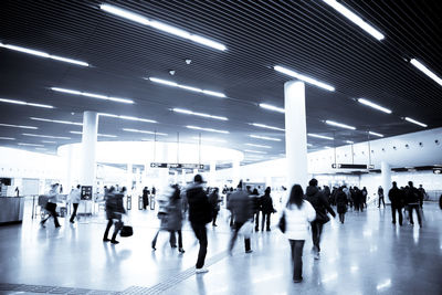 Group of people at airport