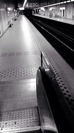 Railroad station platform
