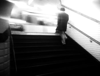 Staircase of escalator