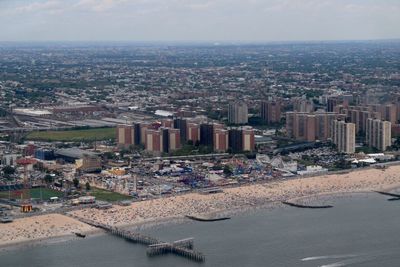 Aerial view of cityscape