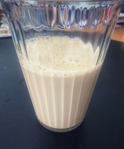 Close-up of drink in glass on table