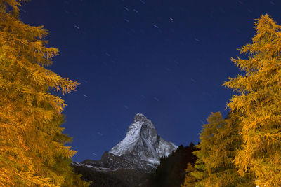 Trees against sky during autumn