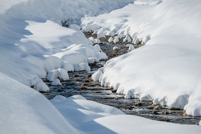 Winter wonderland in sportgastein ski resort, gastein, salzburg, austria.