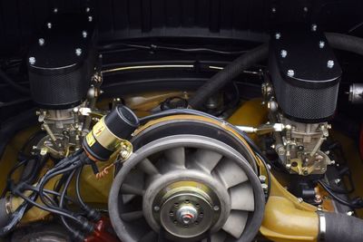 Close-up of machine part