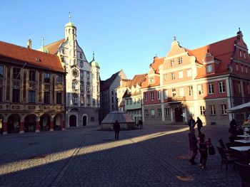 Buildings in city