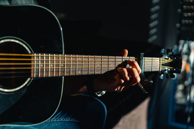 Man playing guitar