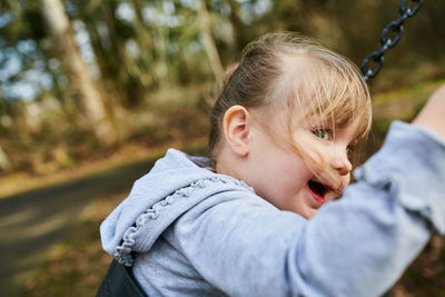 Portrait of cute baby boy