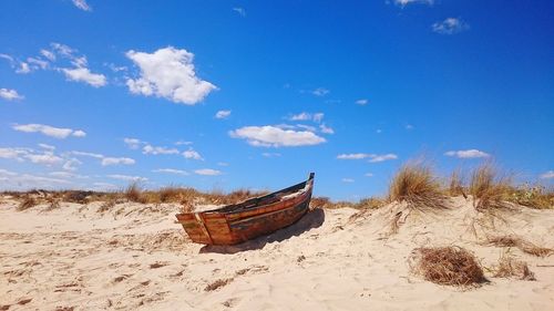 Abandoned fishing boat