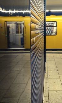 Railroad station platform
