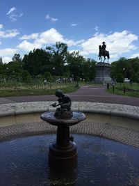 Fountain in park