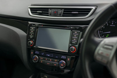 Close-up of vintage car