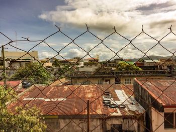 View of city against sky