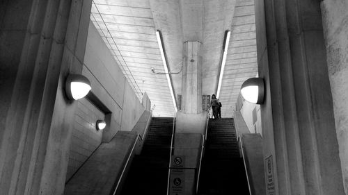 Low angle view of ceiling