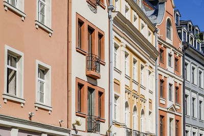 Low angle view of residential building