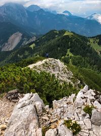 Scenic view of mountains