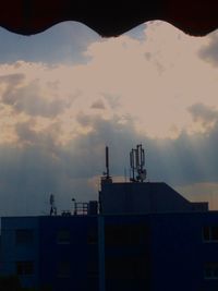 Low angle view of built structure against the sky