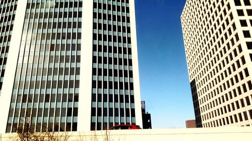 Low angle view of modern building
