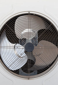 Close-up of electric fan