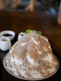 Close-up of coffee on table