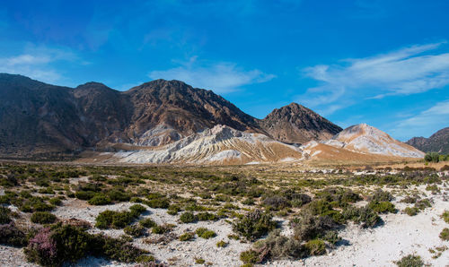 Volcanic crater stefanos in the lakki valley of the island nisyros greece