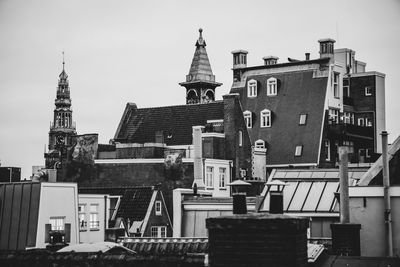 Buildings against sky in city