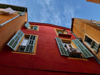 Low angle view of building against sky