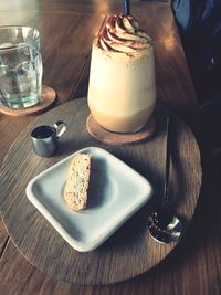 Close-up of drink on table