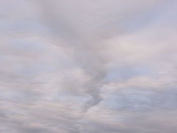 Low angle view of clouds in sky