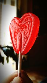 Close-up of cropped hand