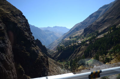 Scenic view of mountains