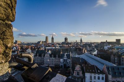 Cityscape against sky