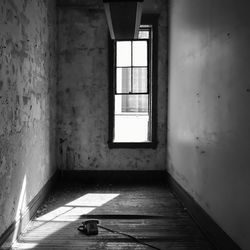 Interior of abandoned building