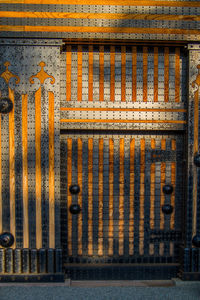 Full frame shot of old metal wall