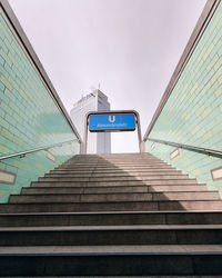 Low angle view of modern building
